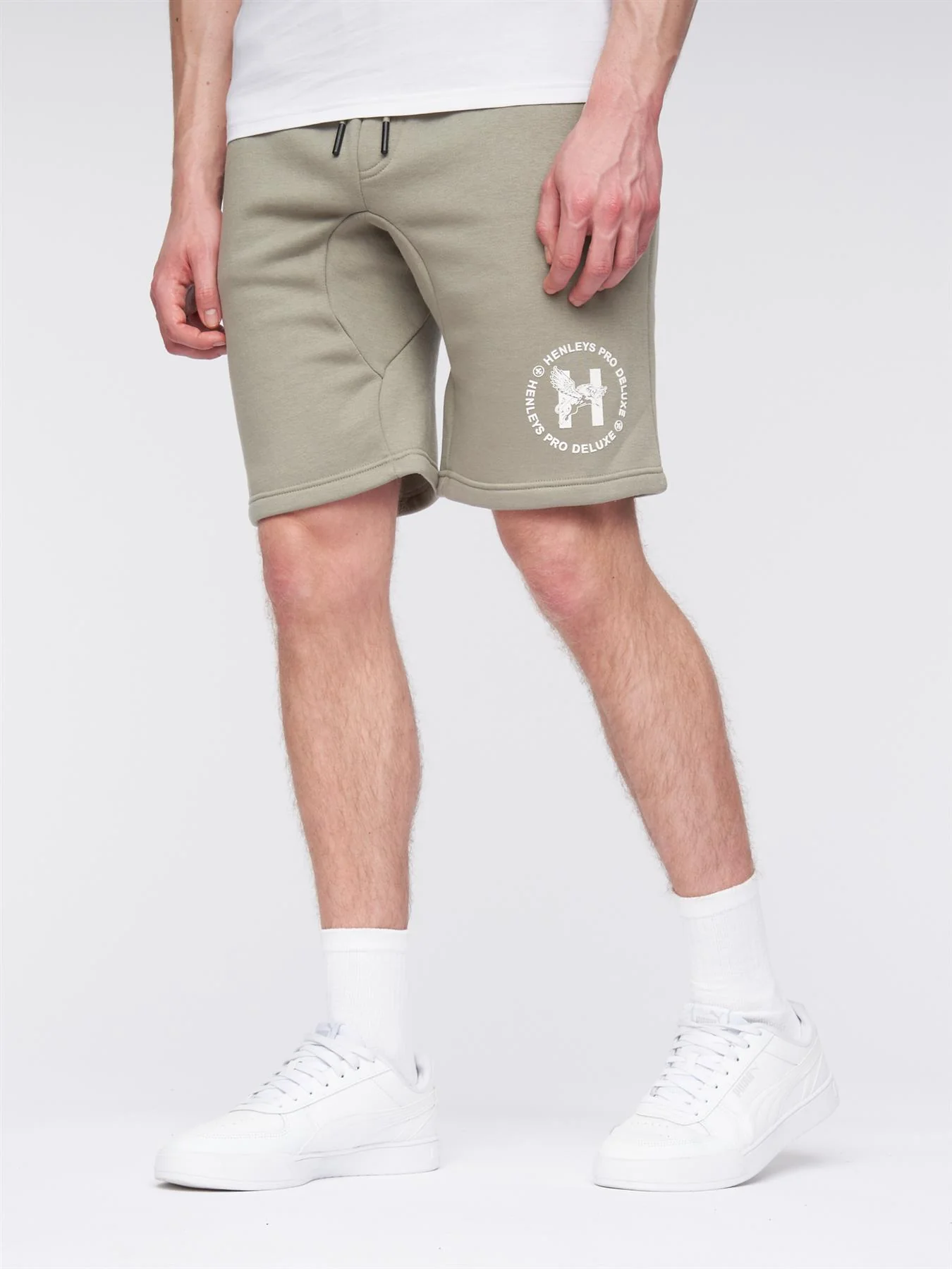 Metafone Jog Shorts Dusty Olive - Image 2