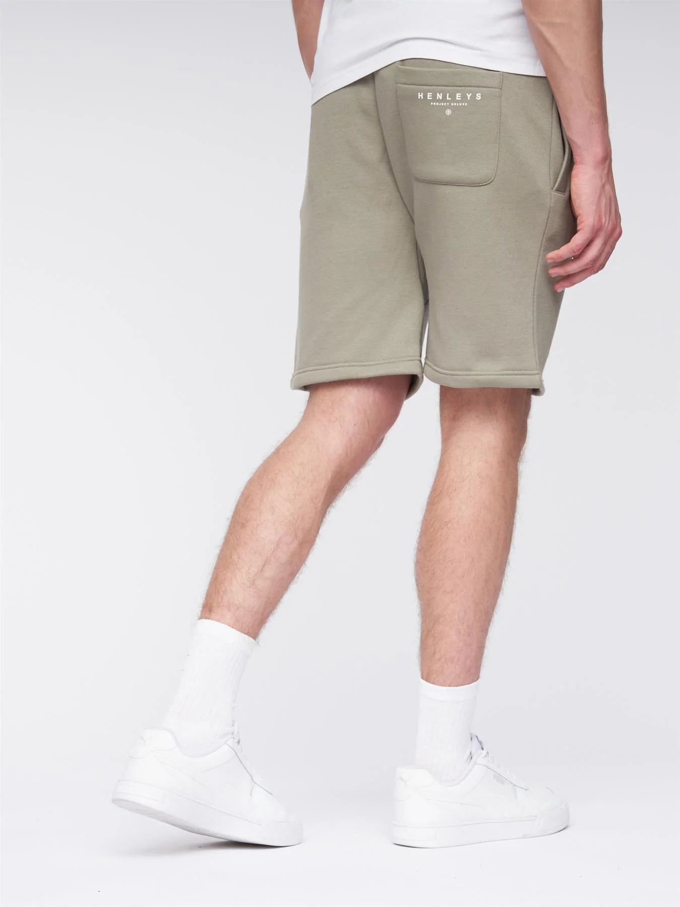 Metafone Jog Shorts Dusty Olive - Image 4
