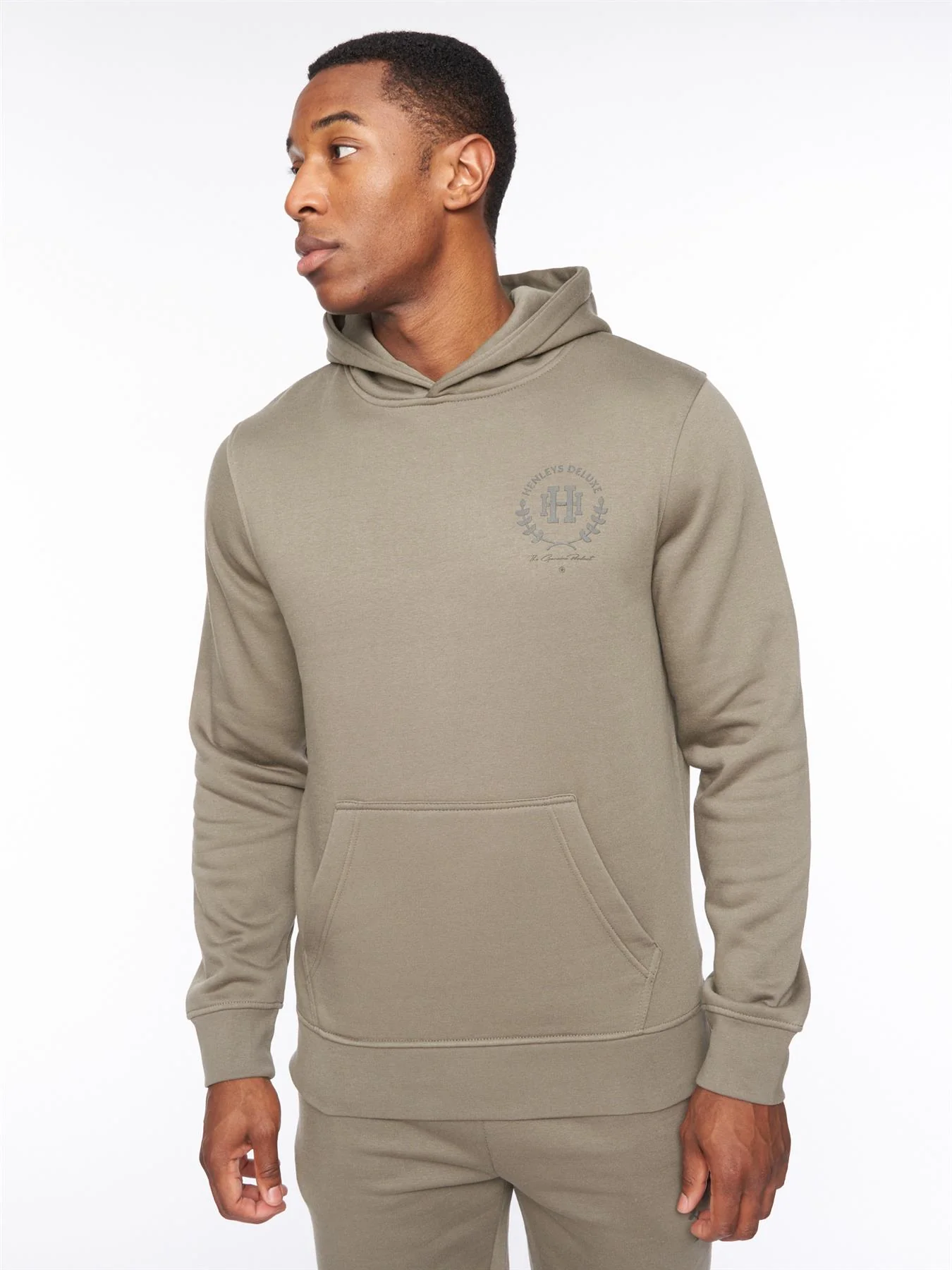 Alston Hoodie Khaki - Image 2