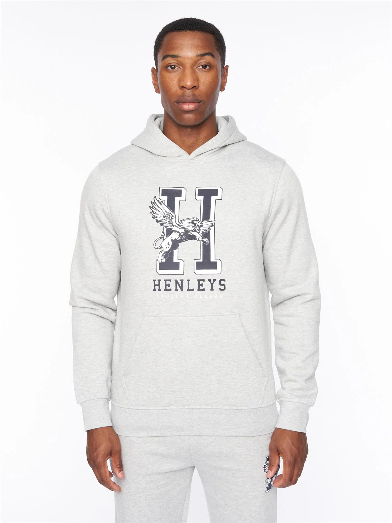 Belton Hoodie Grey Marl