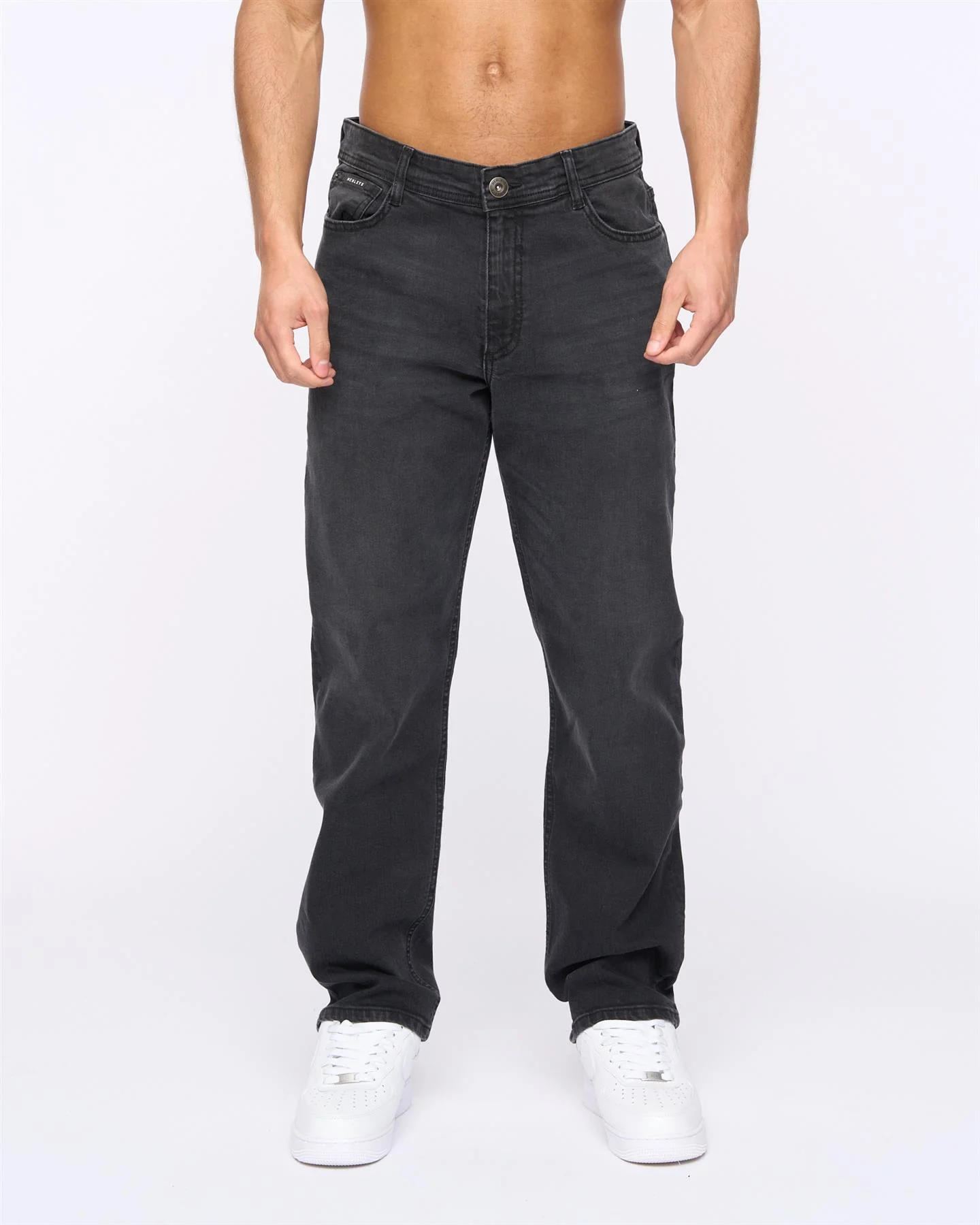 Breeze Straight Fit Jeans Black Wash - Image 3