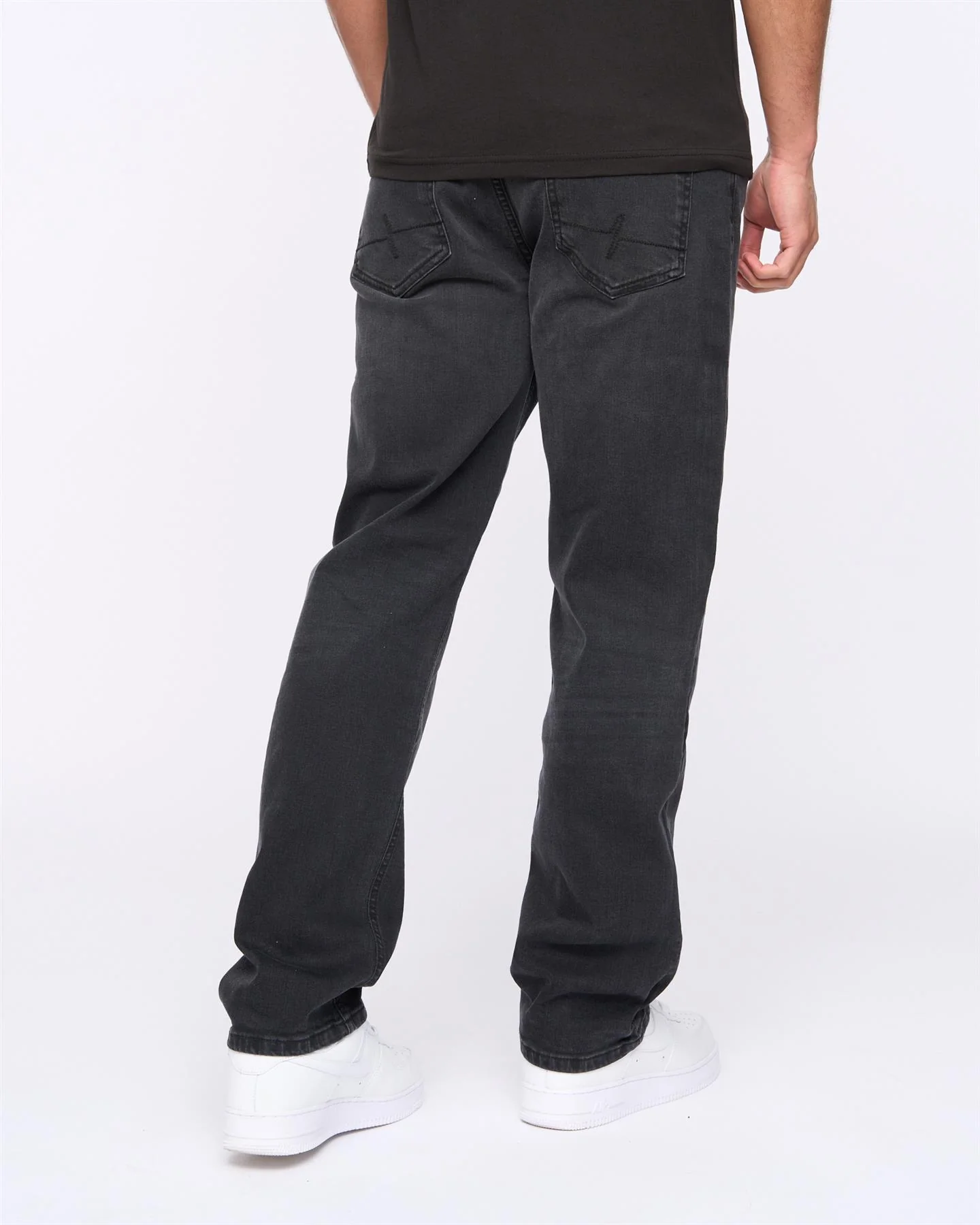 Breeze Straight Fit Jeans Black Wash - Image 4