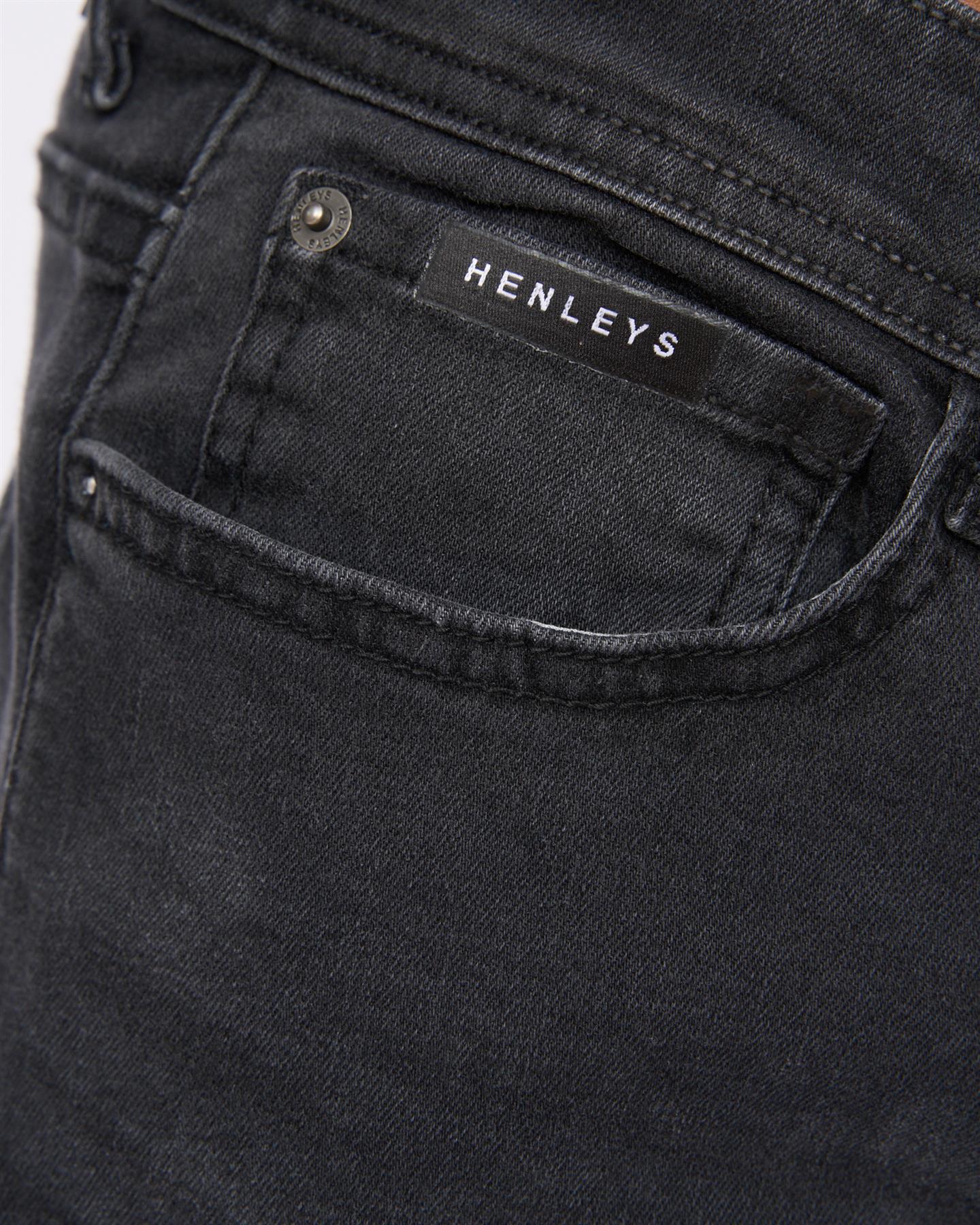 Breeze Straight Fit Jeans Black Wash - Image 6