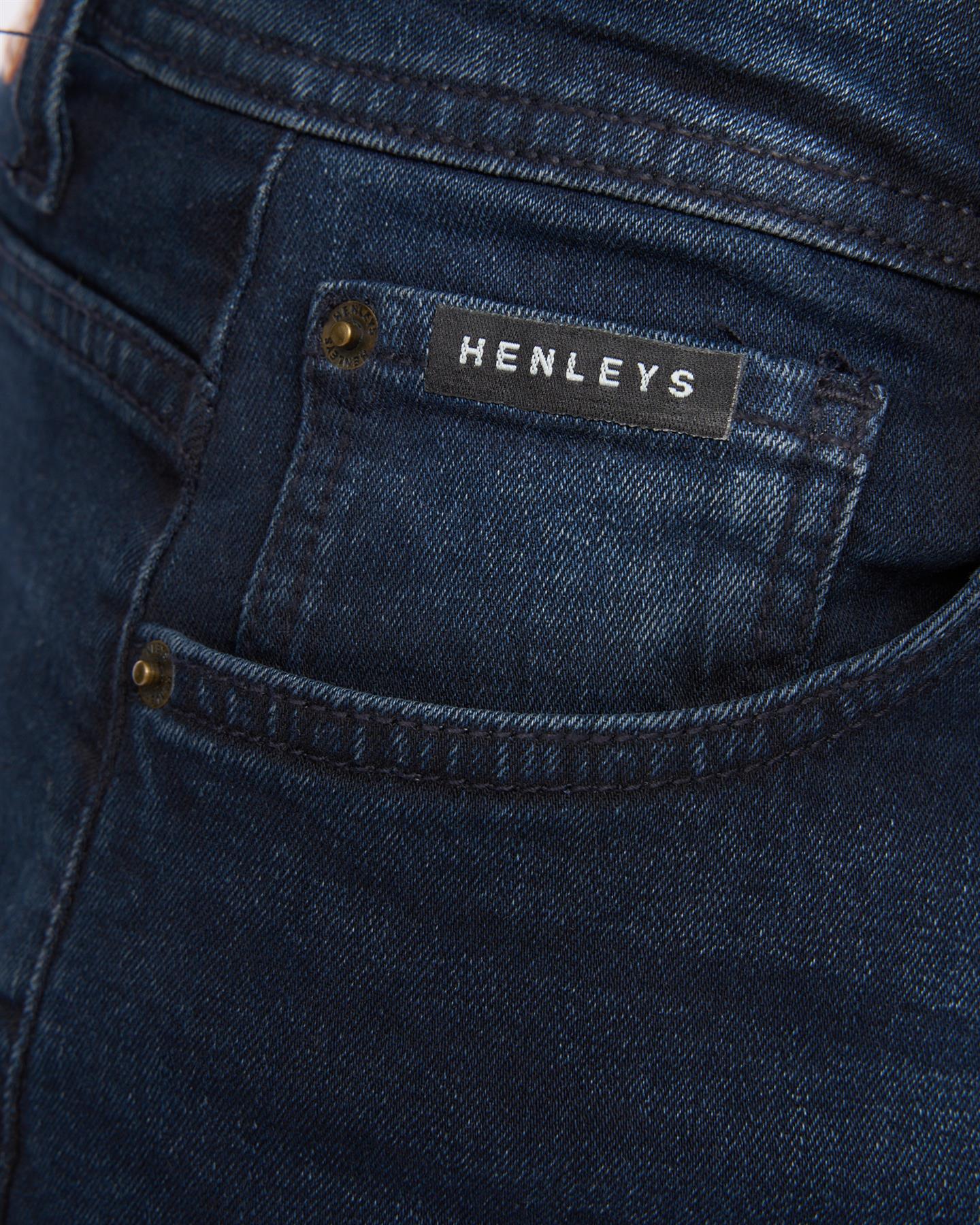 Craze Comfort Fit Jeans Blue Black - Image 5