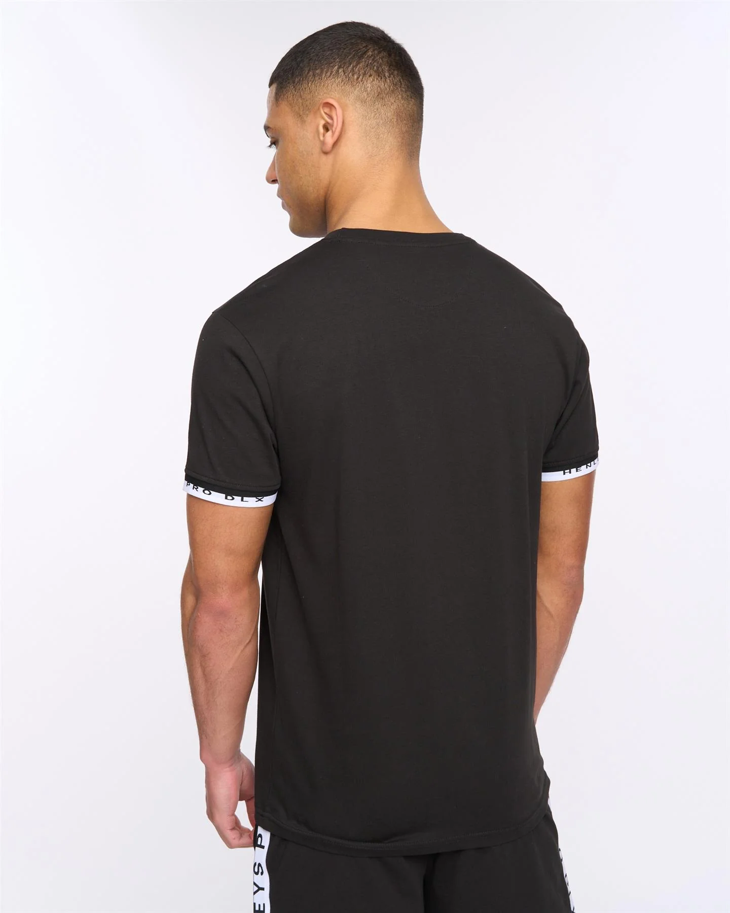 Henjaque T-Shirt/Shorts Set Black - Image 4