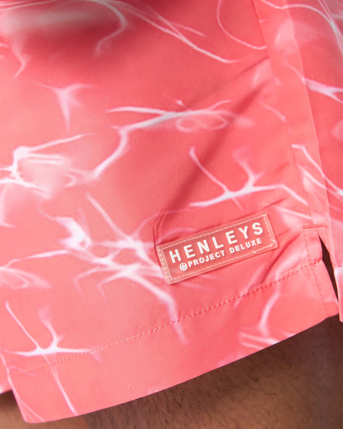 Henpool Swim Shorts Coral - Image 5