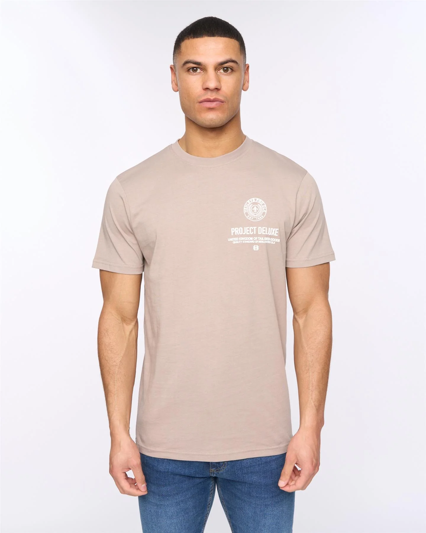 Henstamp T-Shirt Taupe