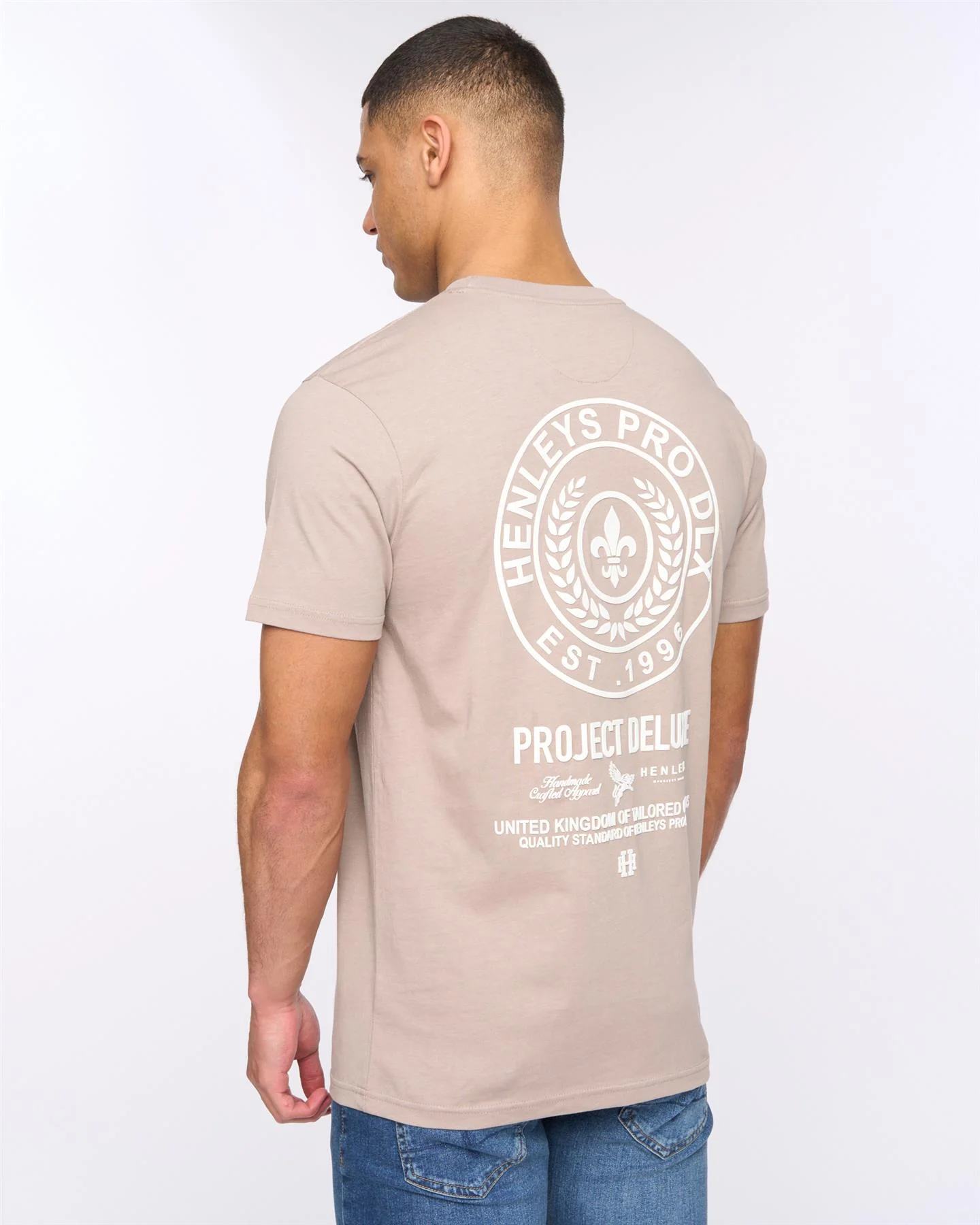 Henstamp T-Shirt Taupe - Image 4