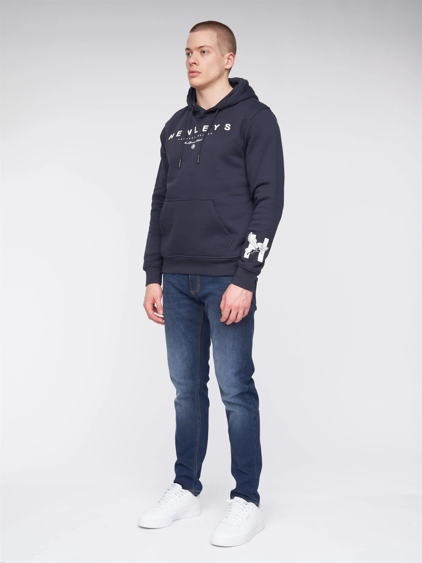 Hentyme Hoodie Navy - Image 2