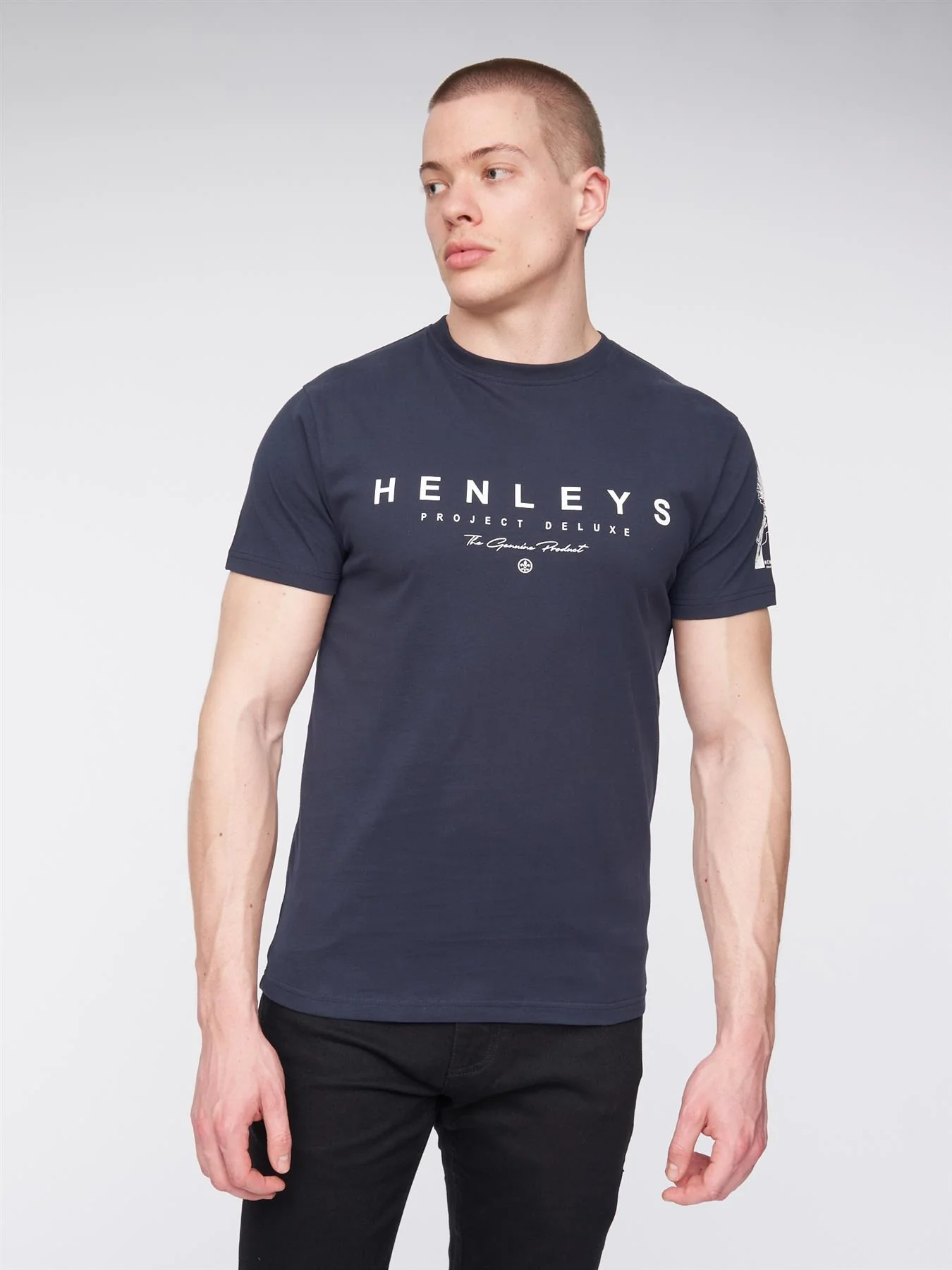 Hentyme T-Shirt Navy - Image 3