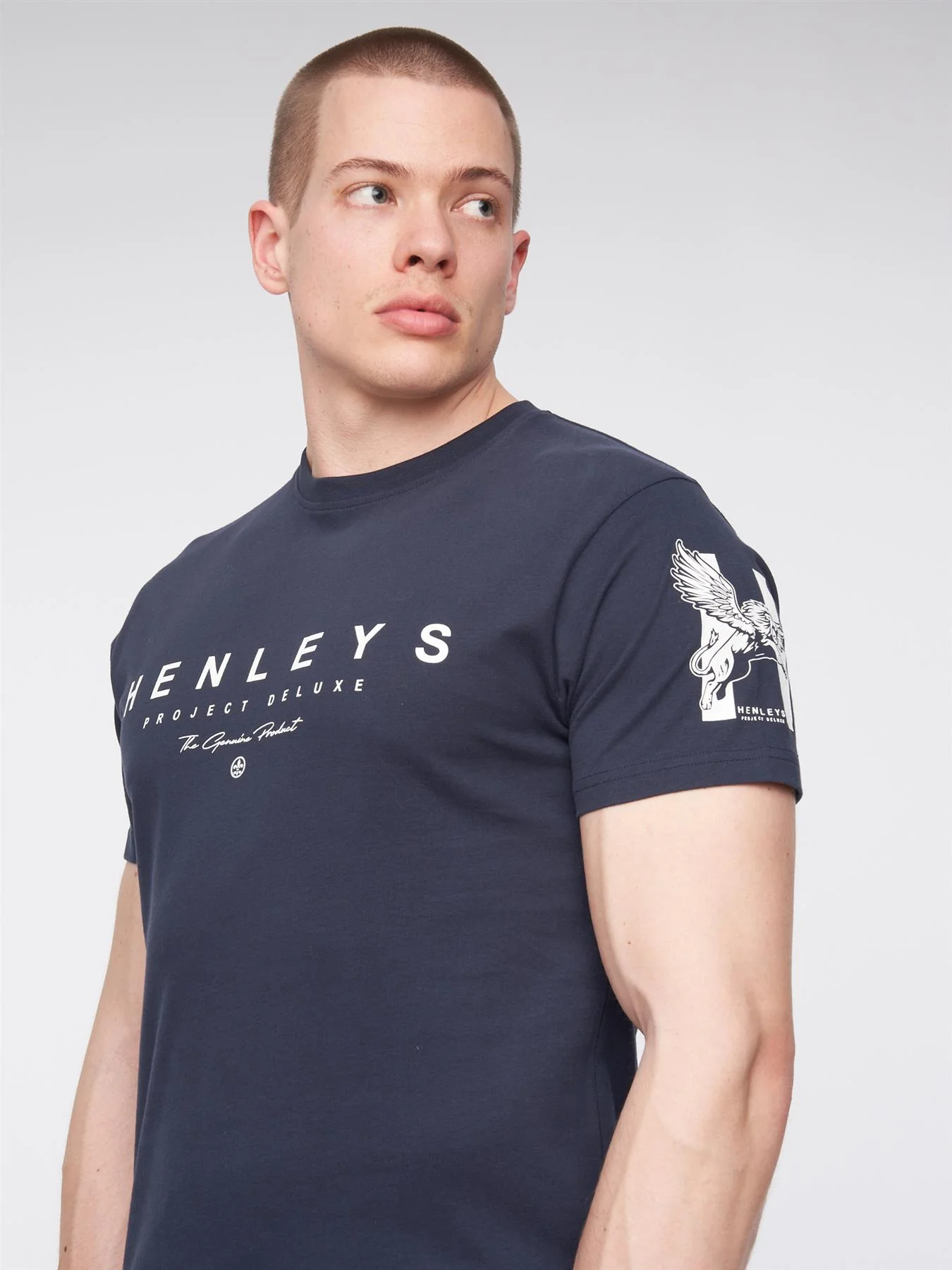 Hentyme T-Shirt Navy - Image 5