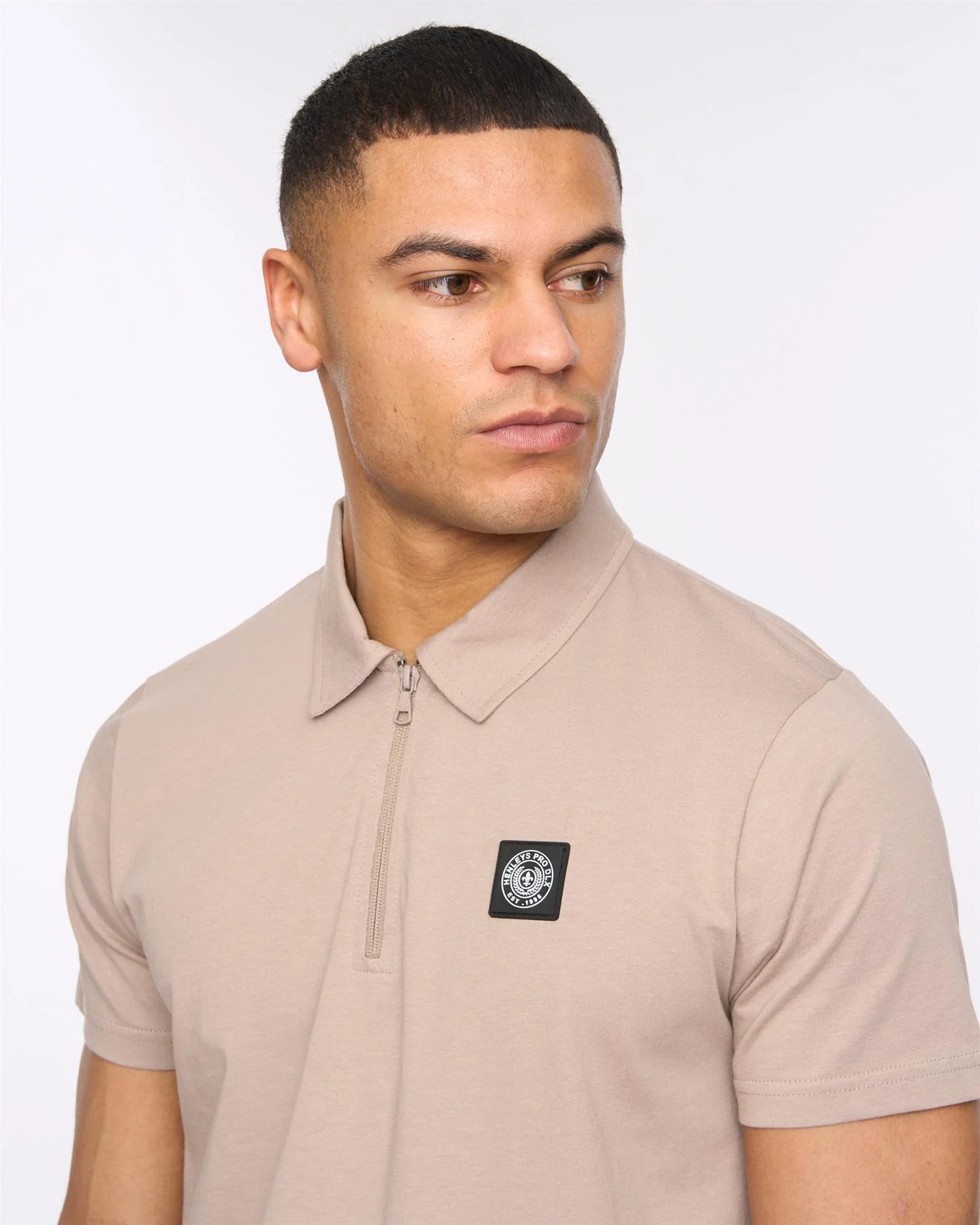 Henychill Polo/Shorts Set Taupe - Image 4