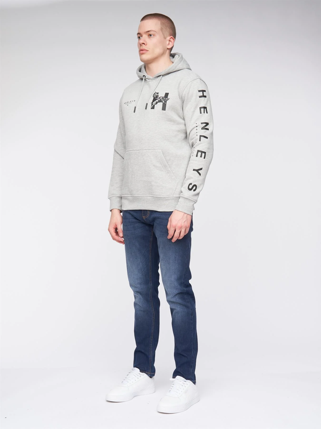 Kilhen Hoodie Grey Marl - Image 2