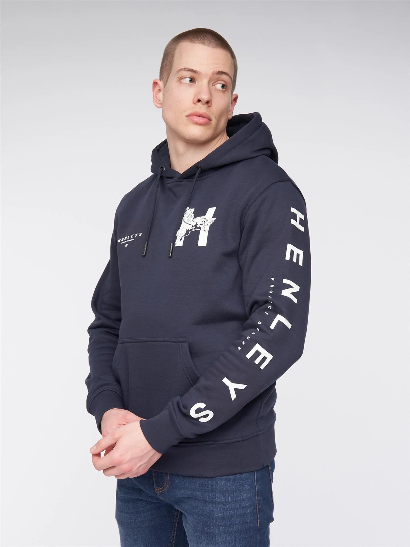 Kilhen Hoodie Navy - Image 3