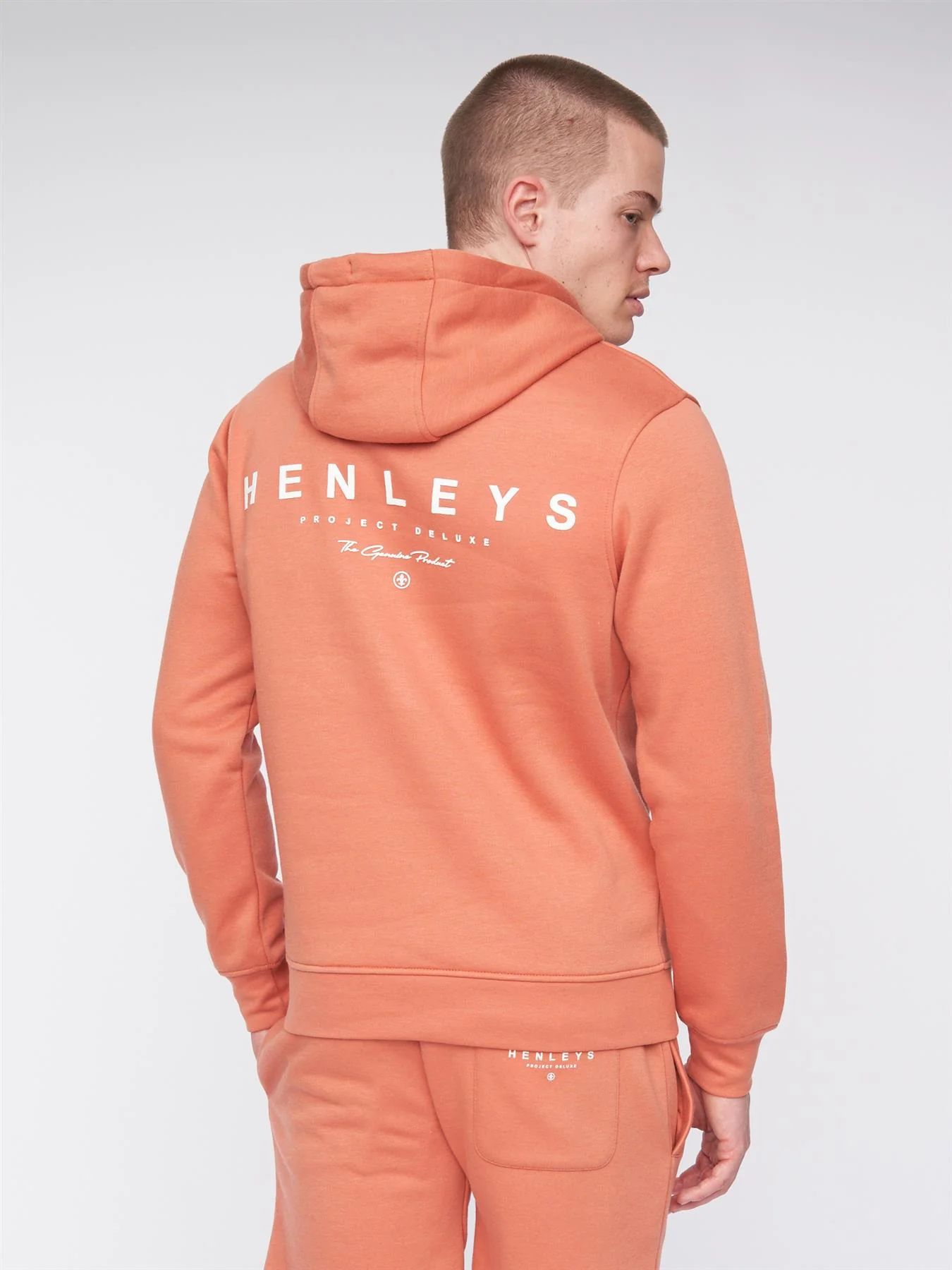 Metafone Hoodie Brick Red - Image 4