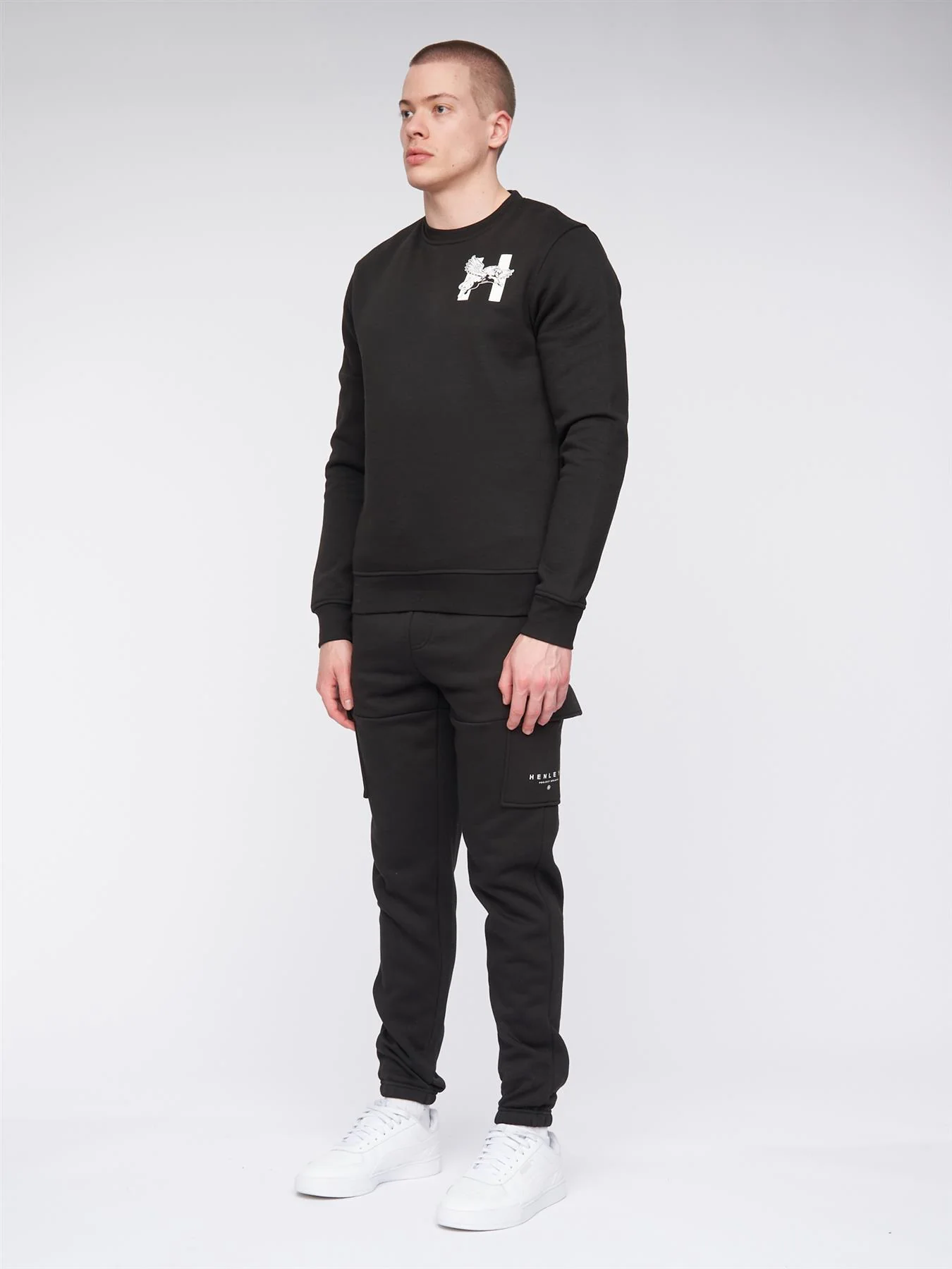 Morehen Crew Sweat Black - Image 2