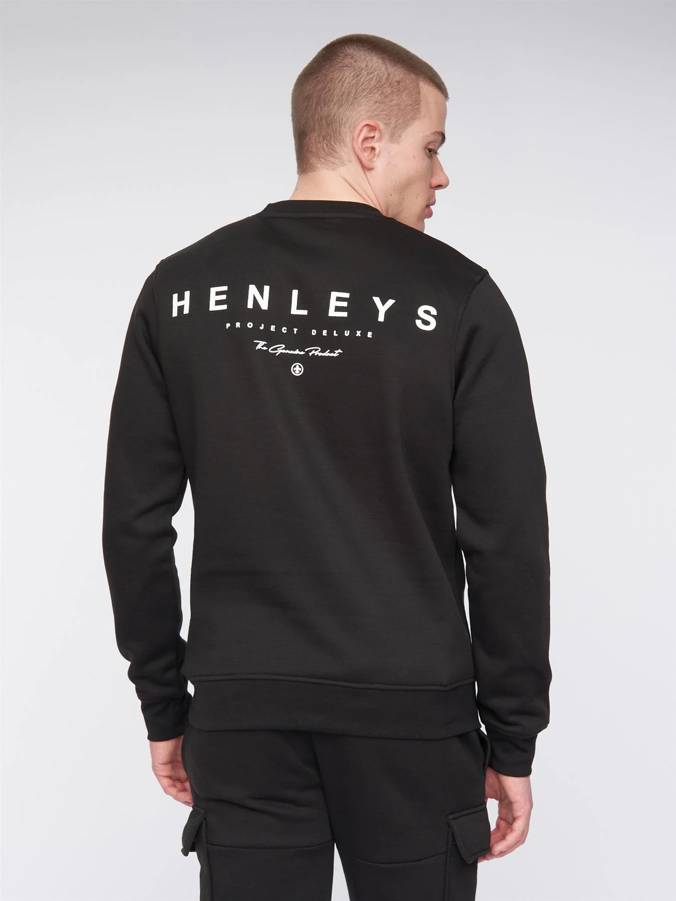 Morehen Crew Sweat Black - Image 4