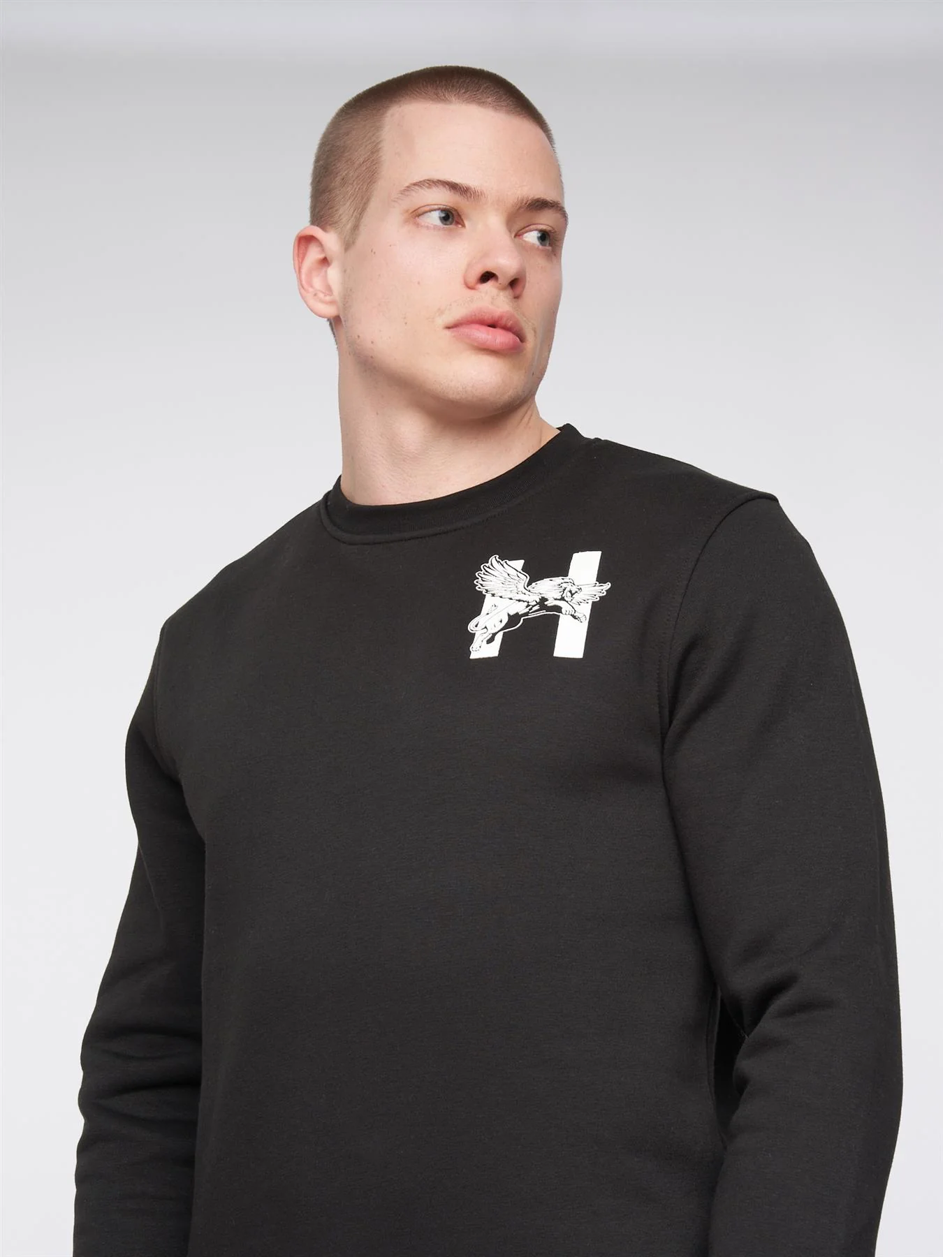 Morehen Crew Sweat Black - Image 5