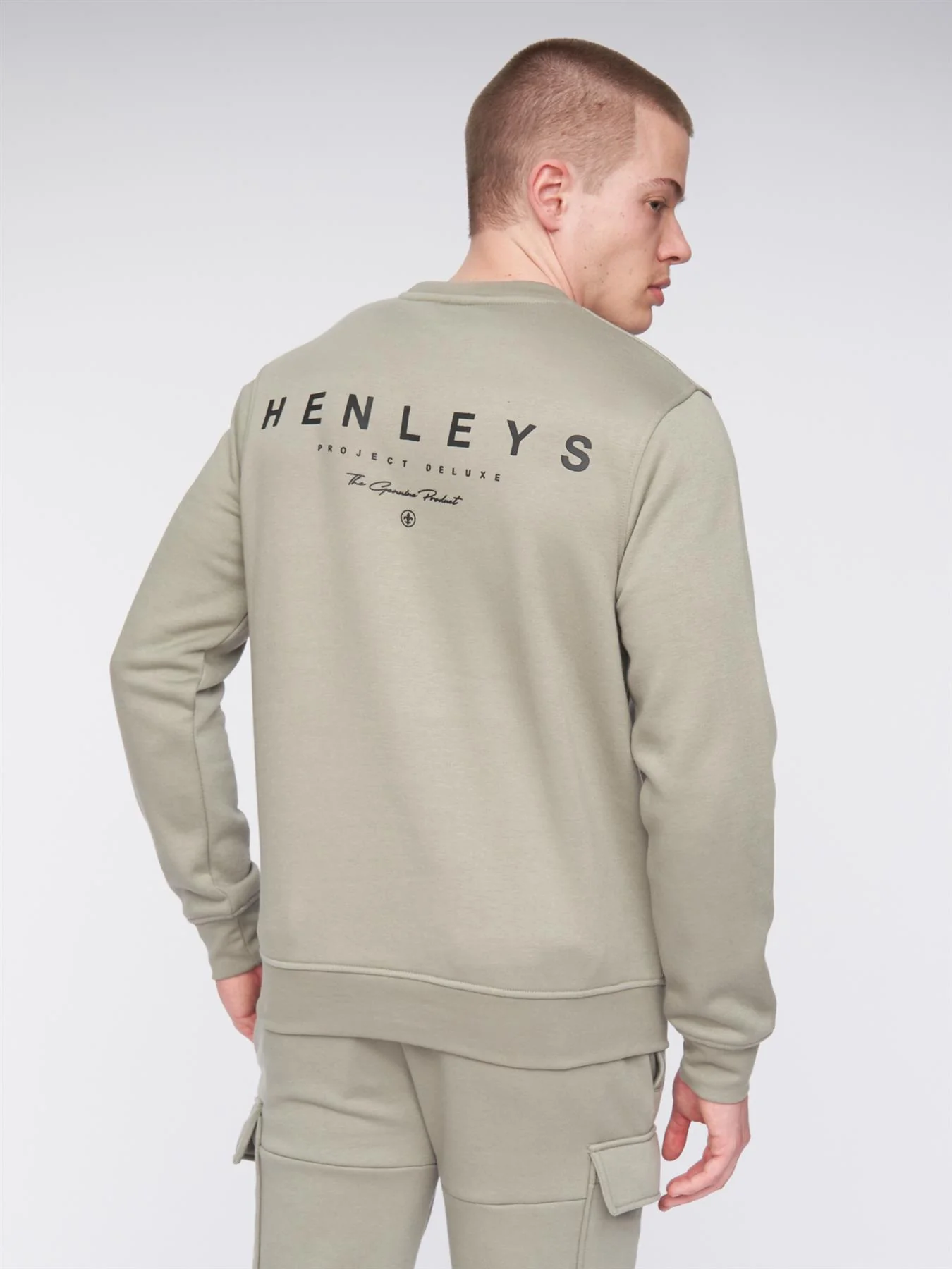 Morehen Crew Sweat Dusty Olive - Image 4