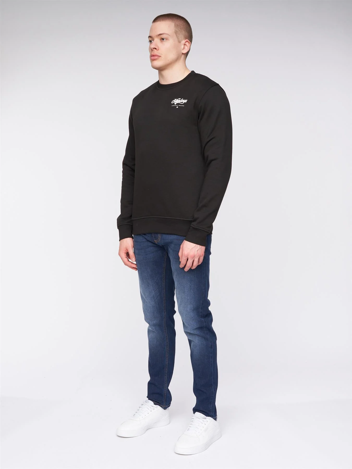 Scripthen Crew Sweat Black - Image 2