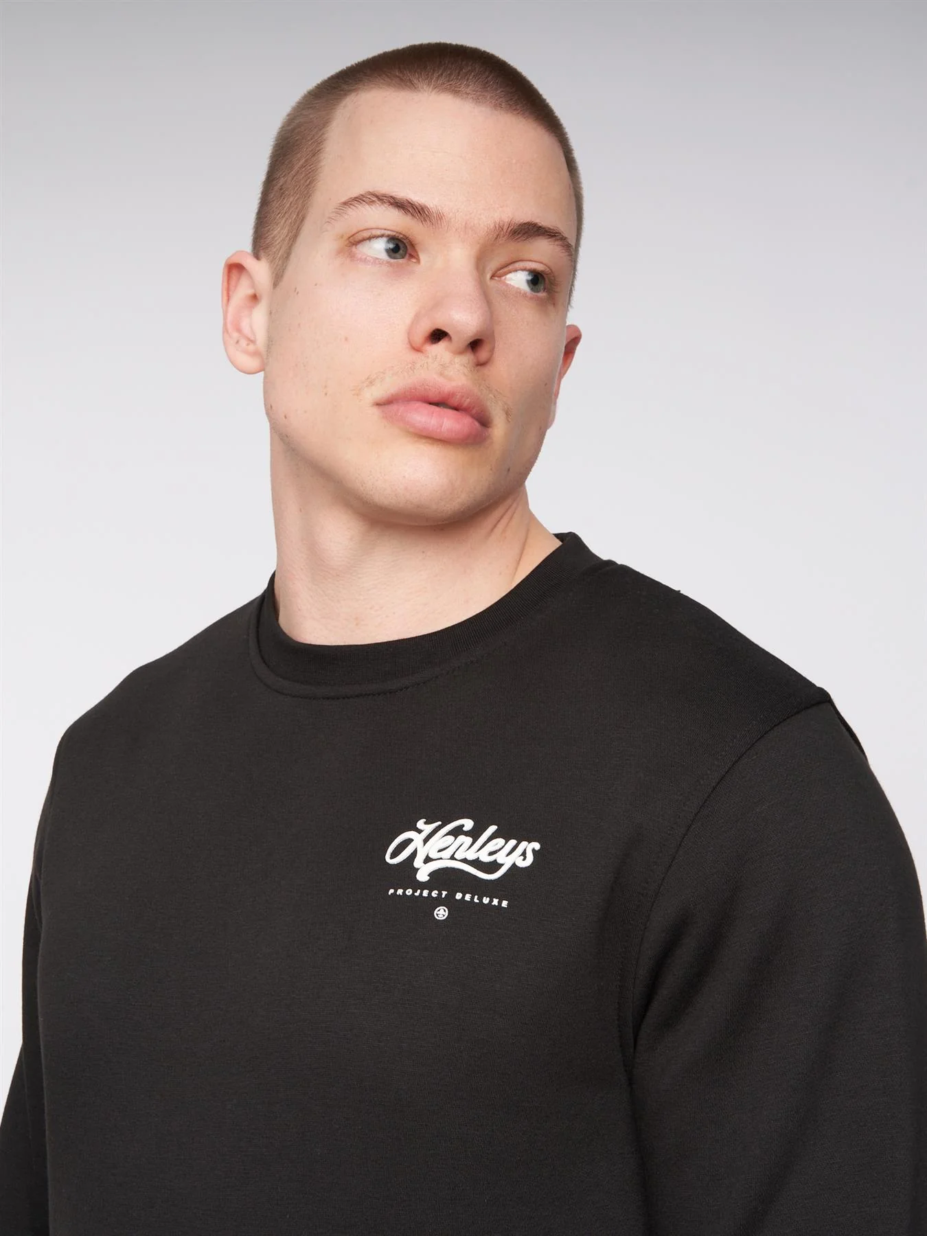 Scripthen Crew Sweat Black - Image 5