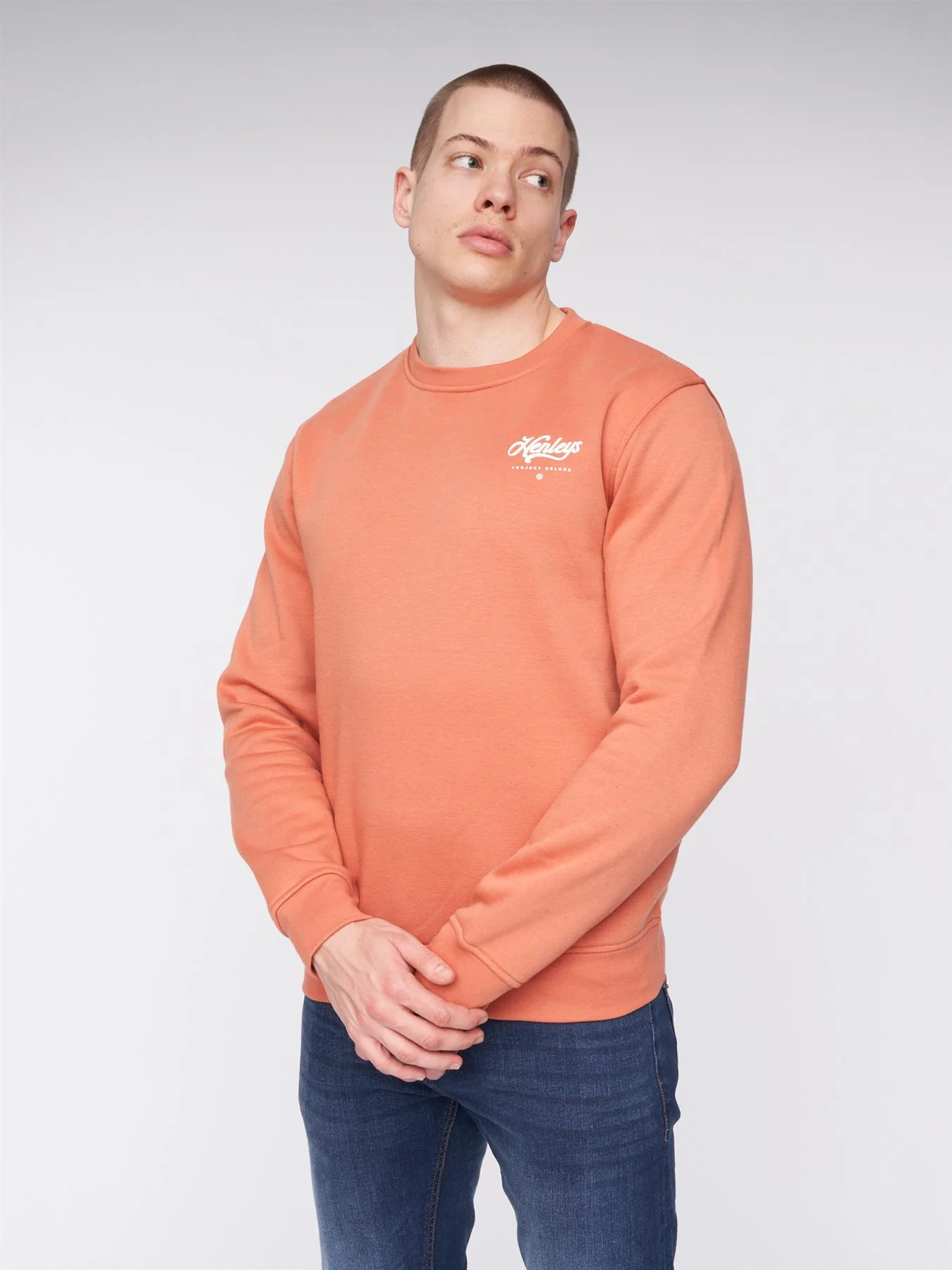 Scripthen Crew Sweat Brick Red - Image 3