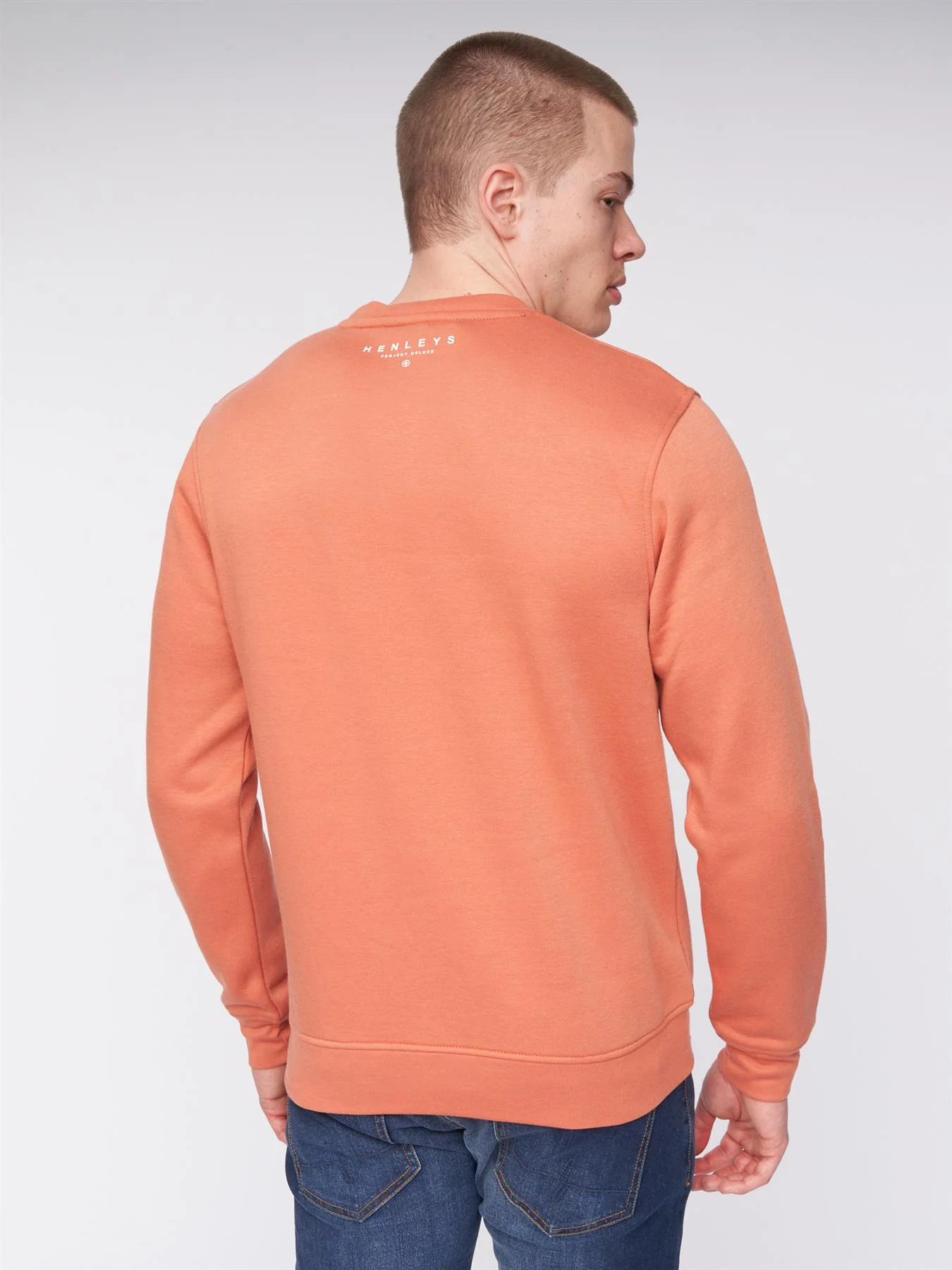 Scripthen Crew Sweat Brick Red - Image 4