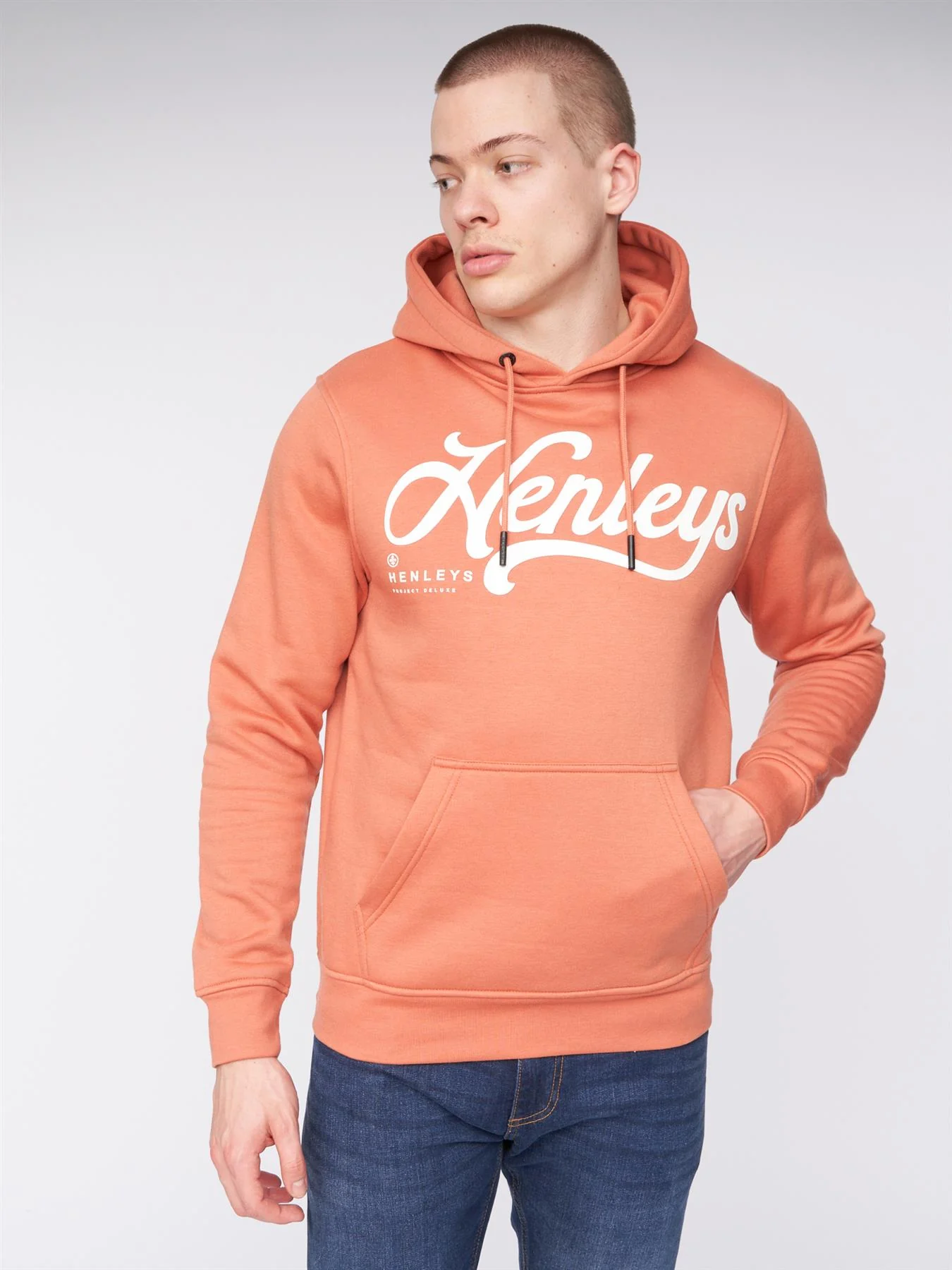 Scripthen Hoodie Brick Red - Image 3
