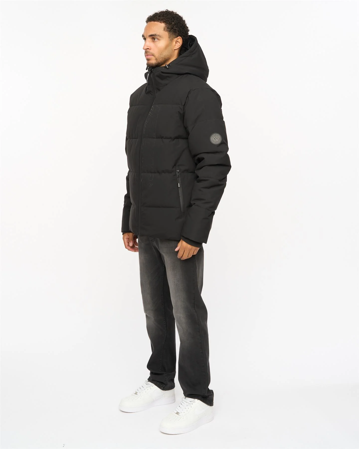 System Ski Puffer Jacket Black - Image 4