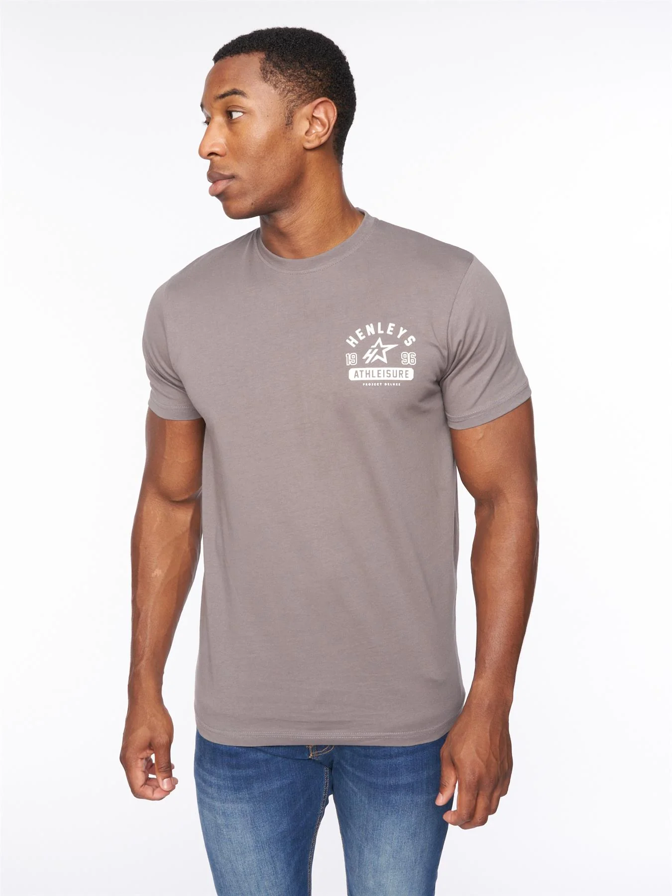 Upton T-Shirt Dark Grey - Image 2