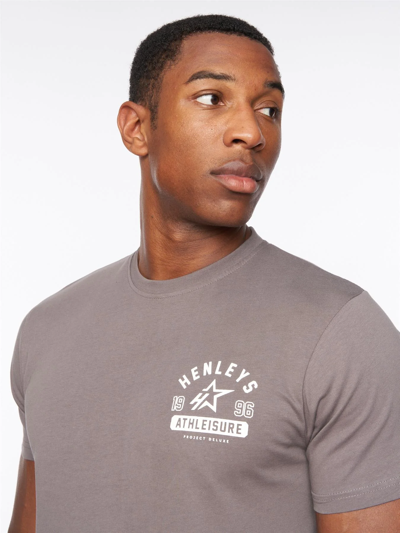 Upton T-Shirt Dark Grey - Image 4