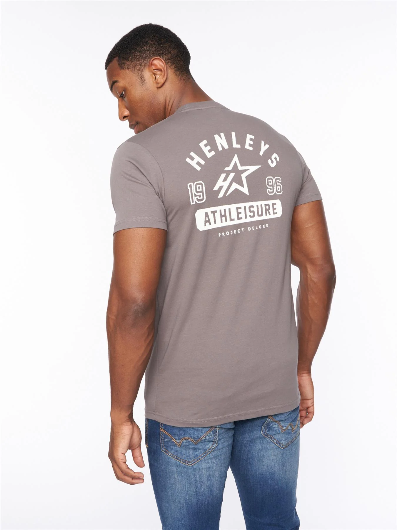 Upton T-Shirt Dark Grey - Image 5